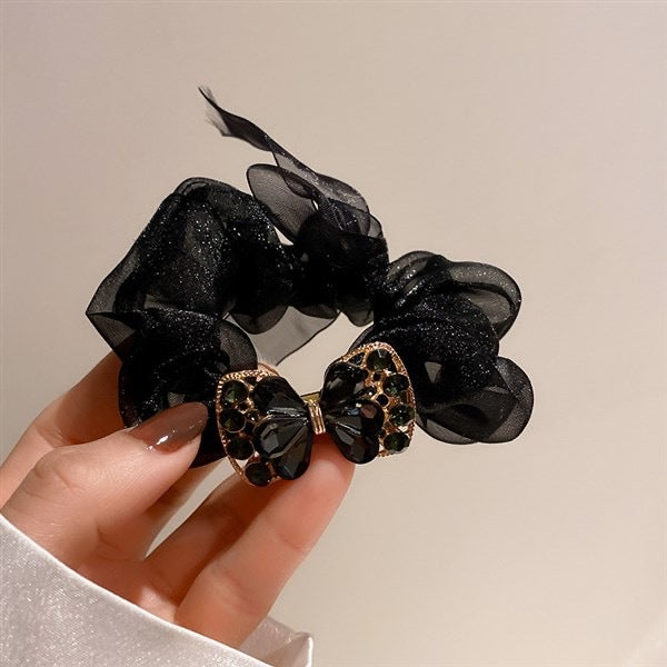 Jewelry WholesaleWholesale hair ring large intestine ring head rope flower high elastic organza JDC-HS-Hengbei003 Hair Scrunchies 衡倍 %variant_option1% %variant_option2% %variant_option3%  Factory Price JoyasDeChina Joyas De China