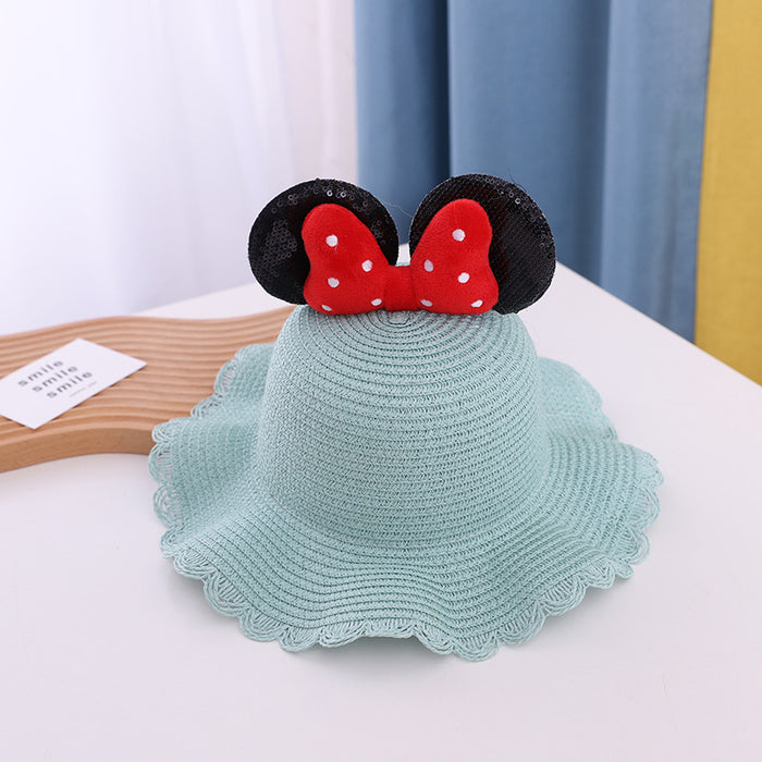 Jewelry WholesaleWholesale thin children's sunshade hat sunscreen Princess Beach Hat JDC-FH-Andie002 Fashionhat 暗蝶 %variant_option1% %variant_option2% %variant_option3%  Factory Price JoyasDeChina Joyas De China