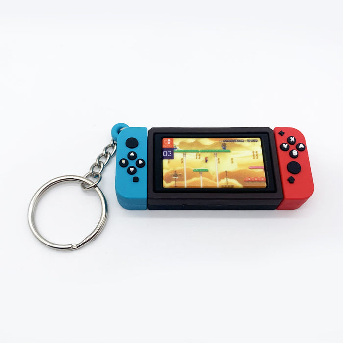 Wholesale Cartoon Silicone Game Machine Keychain MOQ≥2 JDC-KC-HAn001