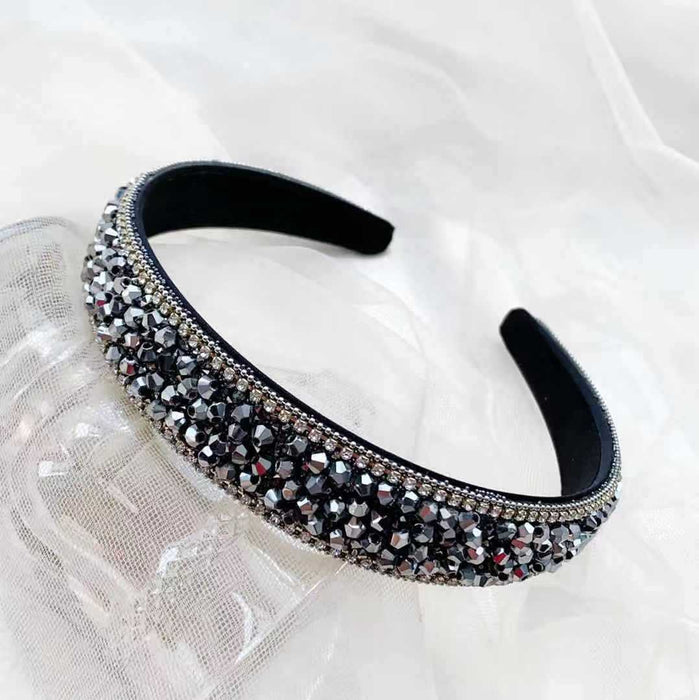 Jewelry WholesaleWholesale With Drill Chain Hand Beaded Full Drill Hoop JDC-HD-TanD004 Headband 檀豆 %variant_option1% %variant_option2% %variant_option3%  Factory Price JoyasDeChina Joyas De China