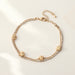 Jewelry WholesaleWholesale beach style foot chain with diamond claw Anklets JDC-AS-e262 Anklet 奈珠 %variant_option1% %variant_option2% %variant_option3%  Factory Price JoyasDeChina Joyas De China