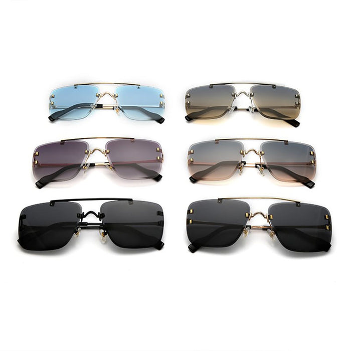 Jewelry WholesaleWholesale Frameless Pilot Driving Sunglasses Xiaomi Nail Gradient MOQ≥2 JDC-SG-BoL006 Sunglasses 博靓 %variant_option1% %variant_option2% %variant_option3%  Factory Price JoyasDeChina Joyas De China