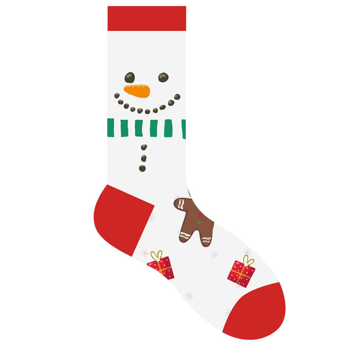 Wholesale Socks Cotton Christmas Santa Claus Socks MOQ≥3 JDC-SK-JTeng002