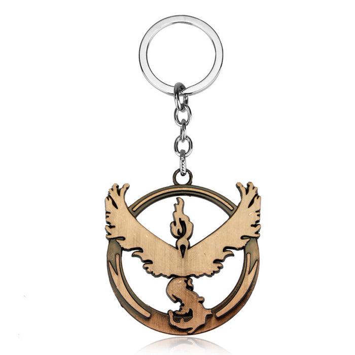 Jewelry WholesaleWholesale Hunger Games Frozen Bird Flaming Bird Logo Keychain JDC-KC-AWen008 Keychains 艾文 %variant_option1% %variant_option2% %variant_option3%  Factory Price JoyasDeChina Joyas De China