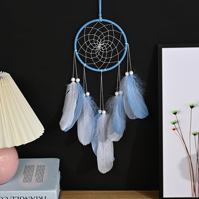 Jewelry WholesaleWholesale night light hand-woven single catcher net MOQ≥2 JDC-DC-JunX008 Dreamcatcher 俊贤 %variant_option1% %variant_option2% %variant_option3%  Factory Price JoyasDeChina Joyas De China