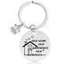 Jewelry WholesaleWholesale houses housewarming new home house lettered metal keychains JDC-KC-GangGu029 Keychains 钢古 %variant_option1% %variant_option2% %variant_option3%  Factory Price JoyasDeChina Joyas De China