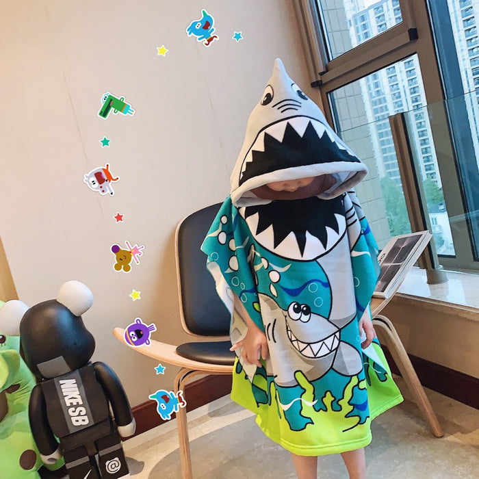 Jewelry WholesaleWholesale Kids Cartoon Printed Microfiber Beach Hooded Bath Towel JDC-BTL-YaX002 Bath Towel 雅星 %variant_option1% %variant_option2% %variant_option3%  Factory Price JoyasDeChina Joyas De China