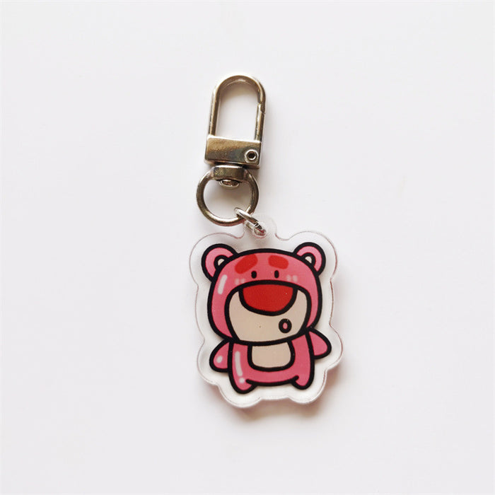 Wholesale Cartoon Acrylic Cute Keychain (M) MOQ≥2 JDC-KC-FPai002