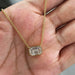 Jewelry WholesaleWholesale single diamond rectangular zircon necklace JDC-NE-Caos007 Necklaces 曹适 %variant_option1% %variant_option2% %variant_option3%  Factory Price JoyasDeChina Joyas De China