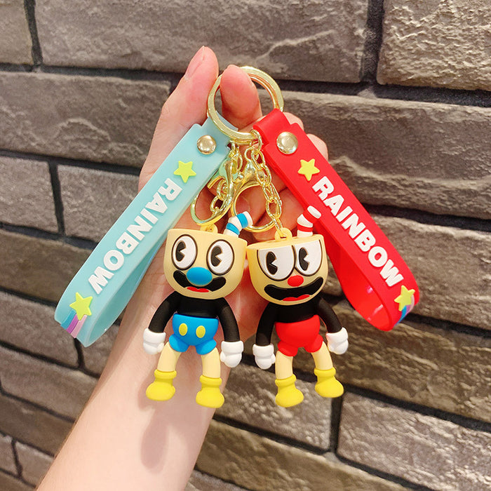 Wholesale Cartoon PVC Silicone Cute Keychain (M) JDC-KC-JCai026