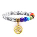 Jewelry WholesaleWholesale Aum Charm Beaded Alloy Color Stone Bracelet JDC-BT-JiuJ021 Bracelet 九江 %variant_option1% %variant_option2% %variant_option3%  Factory Price JoyasDeChina Joyas De China