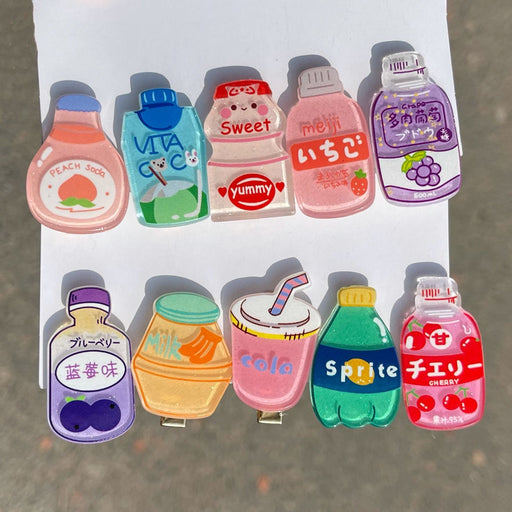 Jewelry WholesaleWholesale beverage bottle hair clip lovely summer hair clip JDC-HC-CT001 Hair Clips 春天 %variant_option1% %variant_option2% %variant_option3%  Factory Price JoyasDeChina Joyas De China