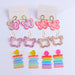 Jewelry WholesaleWholesale Butterfly Rainbow Stripes Fashion Acrylic Print Earrings JDC-ES-DUAI002 Earrings 渡爱 %variant_option1% %variant_option2% %variant_option3%  Factory Price JoyasDeChina Joyas De China