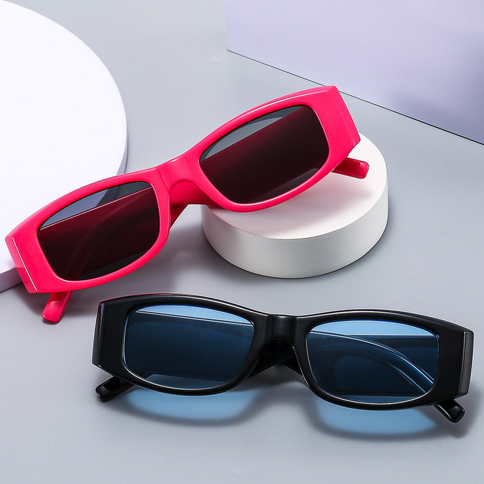 Wholesale Sunglasses PC Retro Small Box Outdoor Sunscreen MOQ≥2 JDC-SG-MinL001