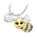 Jewelry WholesaleWholesale Ladybug Baby Elephant Two Tone Owl Bee Necklace Earring Set JDC-NE-ZiB005 Necklaces 资比 %variant_option1% %variant_option2% %variant_option3%  Factory Price JoyasDeChina Joyas De China