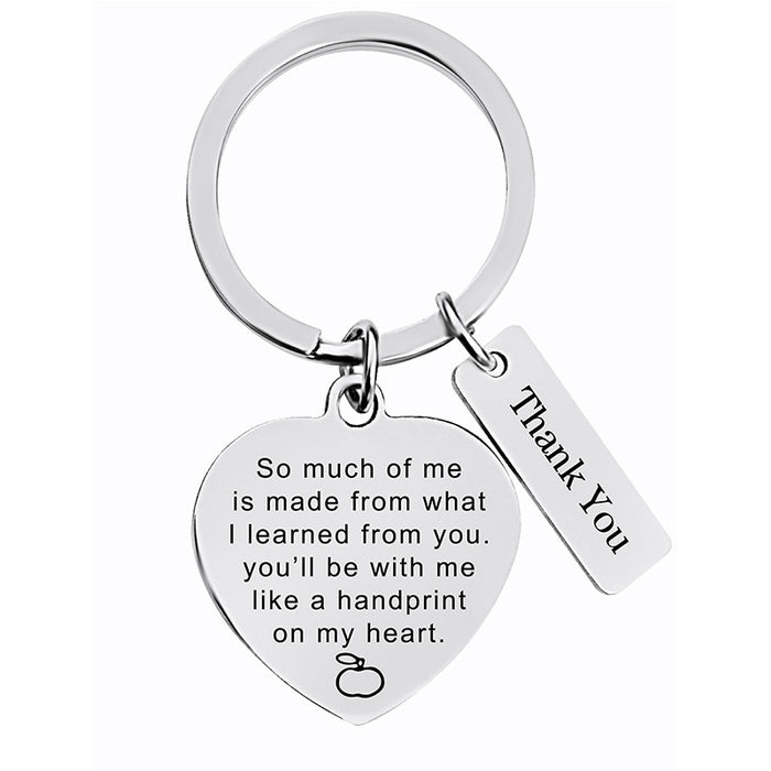 Wholesale Keychain Metal Teacher's Day Graduation Gift JDC-KC-GangGu045