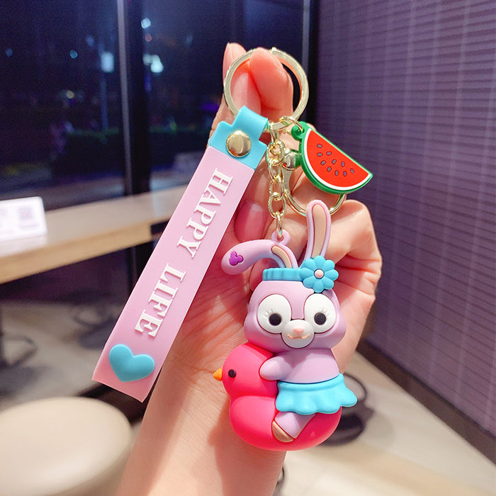 Wholesale Keychains For Backpacks Cartoon PVC Cute Keychain (M) JDC-KC-OShi024