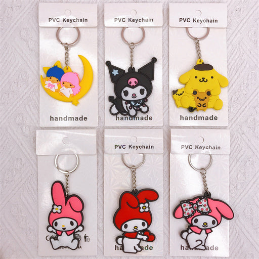 Jewelry WholesaleWholesale Cartoon PVC Soft Rubber Keychain (M) JDC-KC-YaLL008 Keychains 娅蕾拉 %variant_option1% %variant_option2% %variant_option3%  Factory Price JoyasDeChina Joyas De China