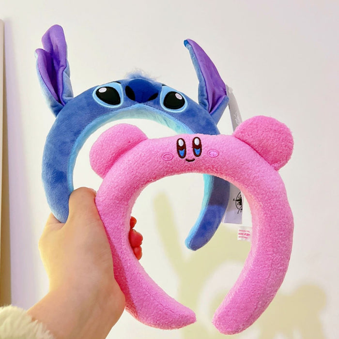 Wholesale girl cartoon plush headband face wash hair accessories MOQ≥2 JDC-HD-YuYue002