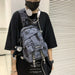 Jewelry WholesaleWholesale Fashion Nylon Letter Print Single Shoulder Messenger Bag JDC-SD-JiaQ121 Shoulder Bags 家庆 %variant_option1% %variant_option2% %variant_option3%  Factory Price JoyasDeChina Joyas De China