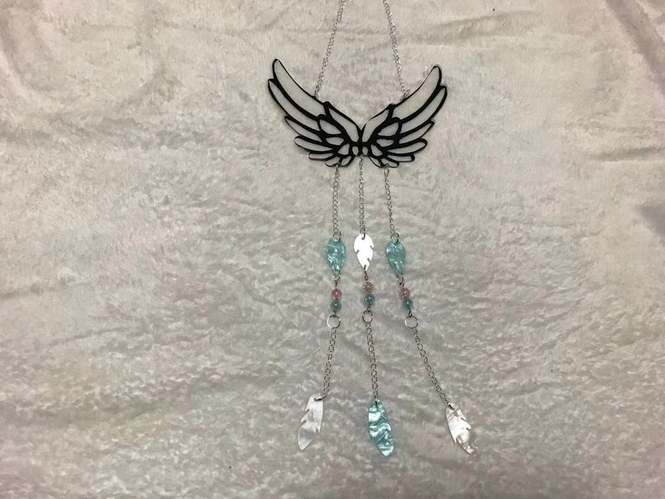 Wholesale pendant angel wings wind chime pendant MOQ≥2 JDC-DC-MinD005