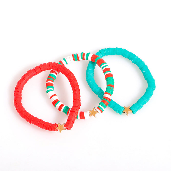 Wholesale Soft Pottery Bracelet Color Versatile Bracelet Set JDC-BT-SYu006