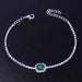 Jewelry WholesaleWholesale full diamond emerald crystal anklet JDC-AS-XinS023 Anklets 心饰 %variant_option1% %variant_option2% %variant_option3%  Factory Price JoyasDeChina Joyas De China