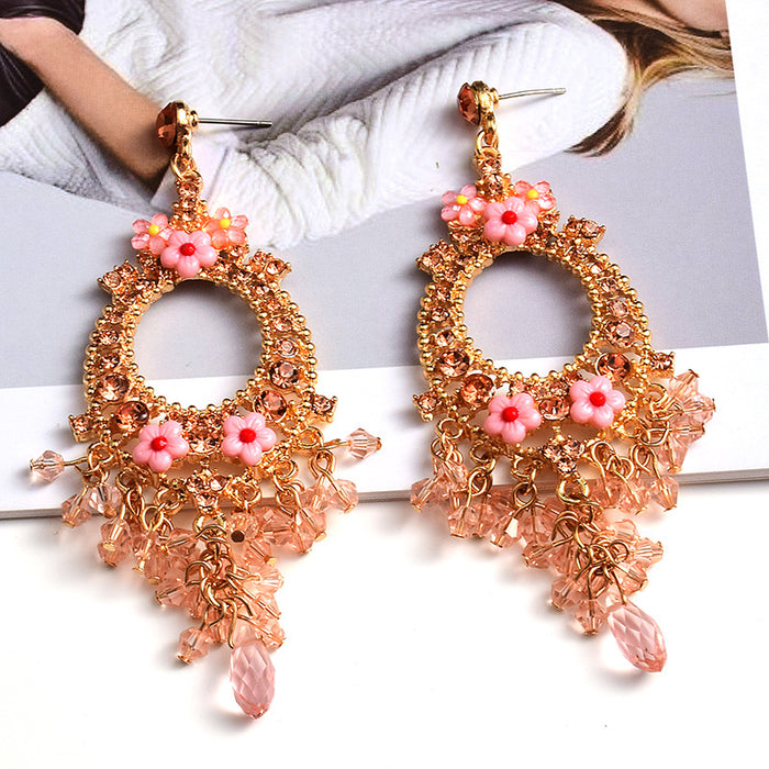 Jewelry WholesaleWholesale Color Rhinestone Alloy Earrings JDC-ES-SK096 Earrings 深刻 %variant_option1% %variant_option2% %variant_option3%  Factory Price JoyasDeChina Joyas De China