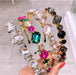 Jewelry WholesaleWholesale rhinestone crystal press hair band JDC-HD-ZC005 Headband 智承 %variant_option1% %variant_option2% %variant_option3%  Factory Price JoyasDeChina Joyas De China