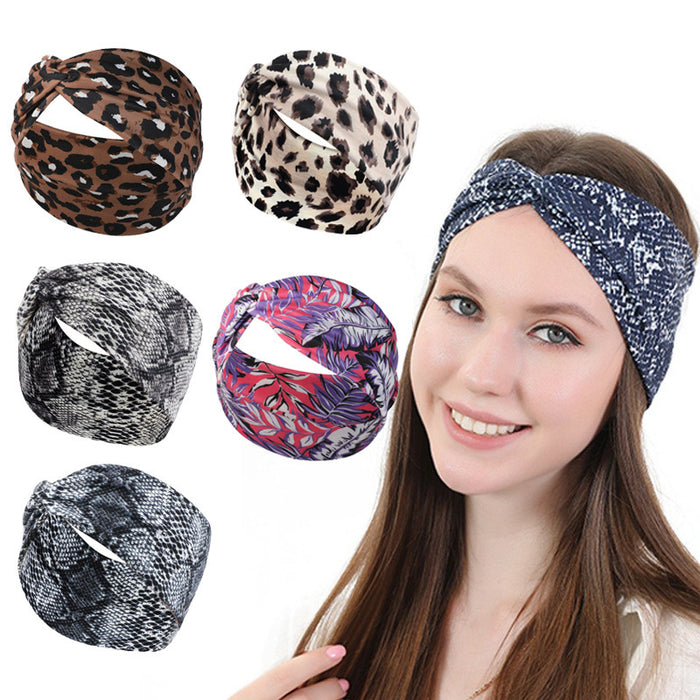 Wholesale Headband Fabric Boho Vacation MOQ≥2 JDC-HD-FanM002