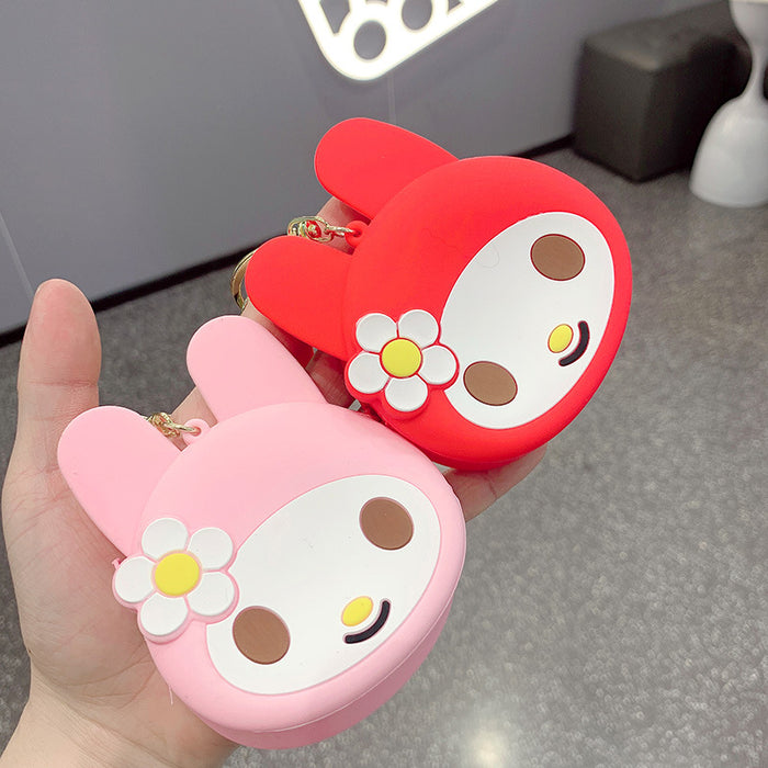 Jewelry WholesaleWholesale Cartoon Silicone Coin Purse Keychain (M) JDC-KC-JCai010 Keychains 聚彩 %variant_option1% %variant_option2% %variant_option3%  Factory Price JoyasDeChina Joyas De China