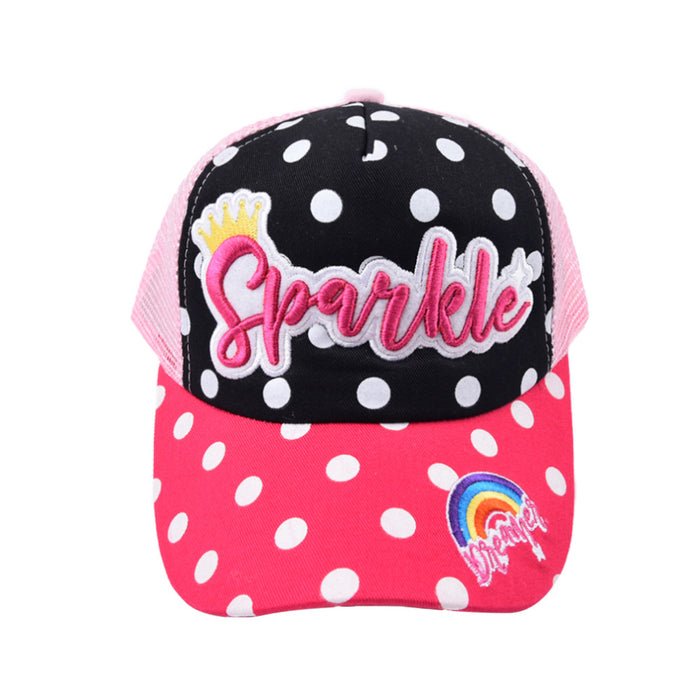 Wholesale children's three-dimensional embroidered alphabet baseball cap cartoon MOQ≥2 JDC-FH-WenR016