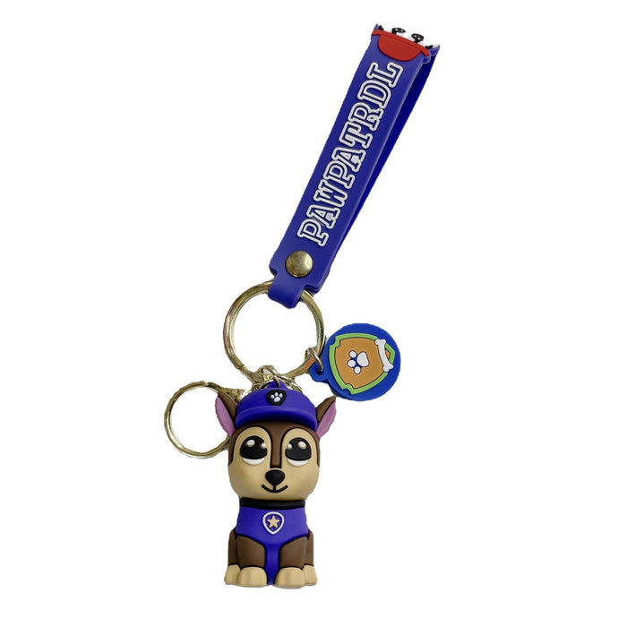 Wholesale Cartoon Dog Soft Rubber Alloy Cute Keychain (M) MOQ≥2 JDC-KC-JuShu007