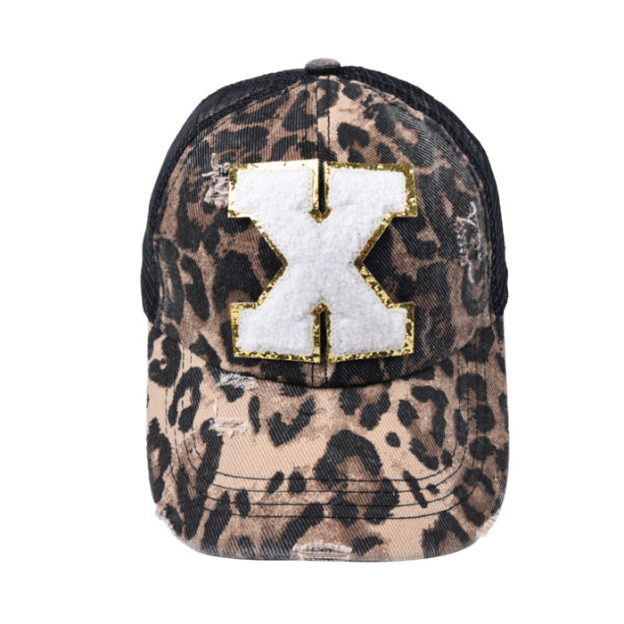 Wholesale Letter Baseball Cap Cotton Mesh Cap MOQ≥2 JDC-FH-WenR002