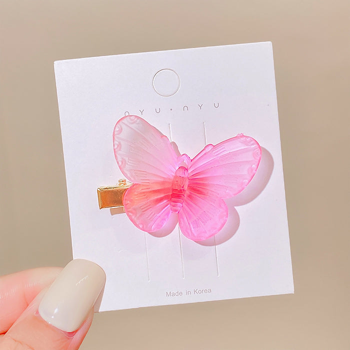 Jewelry WholesaleWholesale gradient color butterfly hair clip broken hair bang clip JDC-HC-I407 Hair Clips 溪南 %variant_option1% %variant_option2% %variant_option3%  Factory Price JoyasDeChina Joyas De China