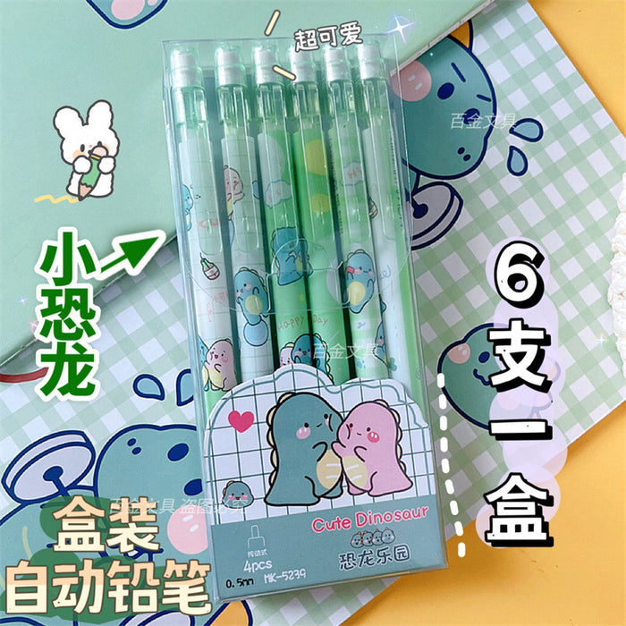 Wholesale Cartoon Plastic Automatic Pencil Set MOQ≥2 JDC-BP-Chsh008