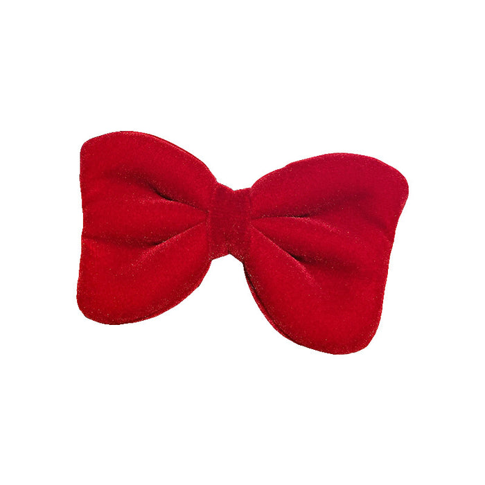 Wholesale Bow Tiara Solid Color Velvet Hair Clip JDC-HC-HuiY002