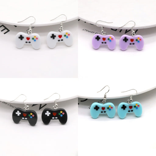 Jewelry WholesaleWholesale Cute Candy Color Resin Game Console Earrings JDC-ES-Juej004 Earrings 觉际 %variant_option1% %variant_option2% %variant_option3%  Factory Price JoyasDeChina Joyas De China