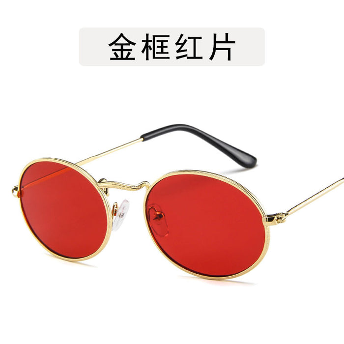 Wholesale AC Lens Small Round Frame Sunglasses JDC-SG-DeL001