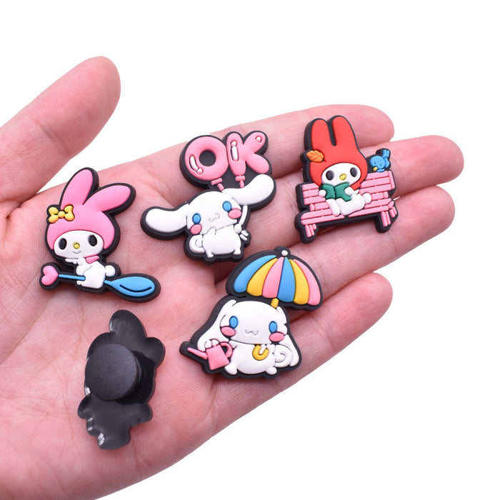 Wholesale Random 100pcs Cartoon Cute PVC DIY Accessories Croc Charms (M) JDC-CCS-RYY031