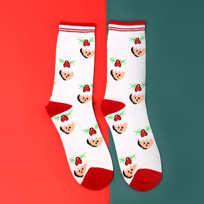 Wholesale Socks Blended Christmas Cute Cartoon MOQ≥3 JDC-SK-LLZ001