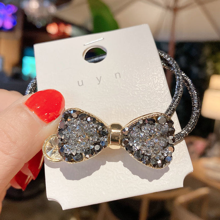 Jewelry WholesaleWholesale Rhinestone Butterfly Hair Ponytail Hair TieHair Scrunchies JDC-HS-PX002 Hair Scrunchies 品熊 %variant_option1% %variant_option2% %variant_option3%  Factory Price JoyasDeChina Joyas De China