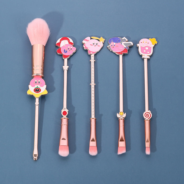 Wholesale Cartoon Artificial Fiber Makeup Brush Set (M) MOQ≥3 JDC-MB-GYu007