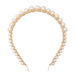 Jewelry WholesaleWholesale pearl Camellia Gaul top hair hoop JDC-HD-HaoF002 Headband 浩福 %variant_option1% %variant_option2% %variant_option3%  Factory Price JoyasDeChina Joyas De China