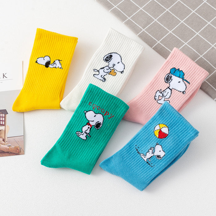 Jewelry WholesaleWholesale color cute cartoon candy color stockings high top JDC-SK-XiaoYi005 Sock 小蚁 %variant_option1% %variant_option2% %variant_option3%  Factory Price JoyasDeChina Joyas De China