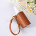 Jewelry WholesaleWholesale Portable Hand Sanitizer Leather Case PU Keychain JDC-KC-HYi004 Keychains 弘亿 %variant_option1% %variant_option2% %variant_option3%  Factory Price JoyasDeChina Joyas De China