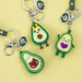 Jewelry WholesaleWholesale Cartoon PVC Avocado Keychain JDC-KC-JiK002 Keychains 吉阔 %variant_option1% %variant_option2% %variant_option3%  Factory Price JoyasDeChina Joyas De China