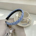 Jewelry WholesaleWholesale periwinkle blue sponge hair band JDC-HD-Suim003 Headband 随敏 %variant_option1% %variant_option2% %variant_option3%  Factory Price JoyasDeChina Joyas De China