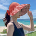 Jewelry WholesaleWholesale Cotton Foldable Empty Top Hat Sun Hat JDC-FH-Weilan003 Fashionhat 微蓝 %variant_option1% %variant_option2% %variant_option3%  Factory Price JoyasDeChina Joyas De China