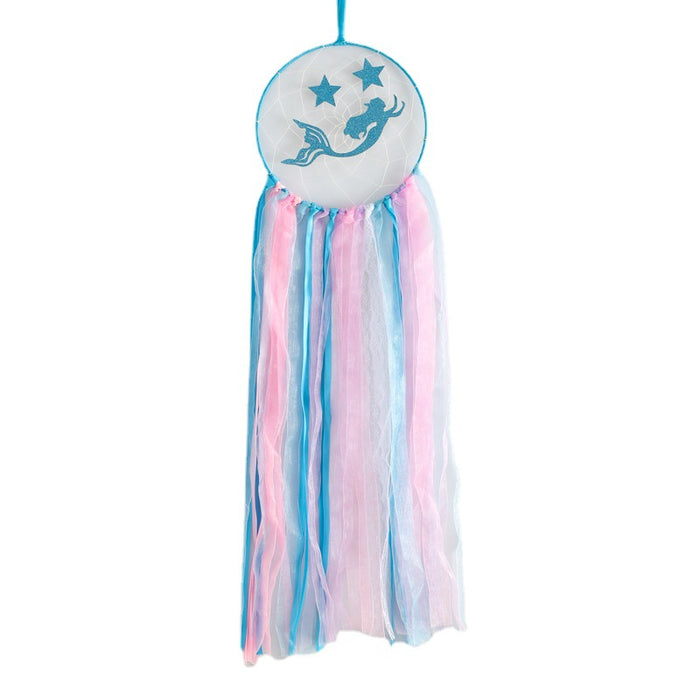 Wholesale Bohemian Cotton Thread Iron Hoop Wooden Bead Dreamcatcher MOQ≥2 JDC-DC-ZH010